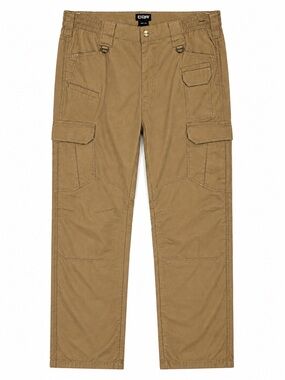 CQR Tactical Cargo Pants Mens 38x36 Khaki Ripstop Utility Hiking Work Pants